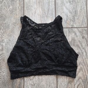 Black Lace Women's Top